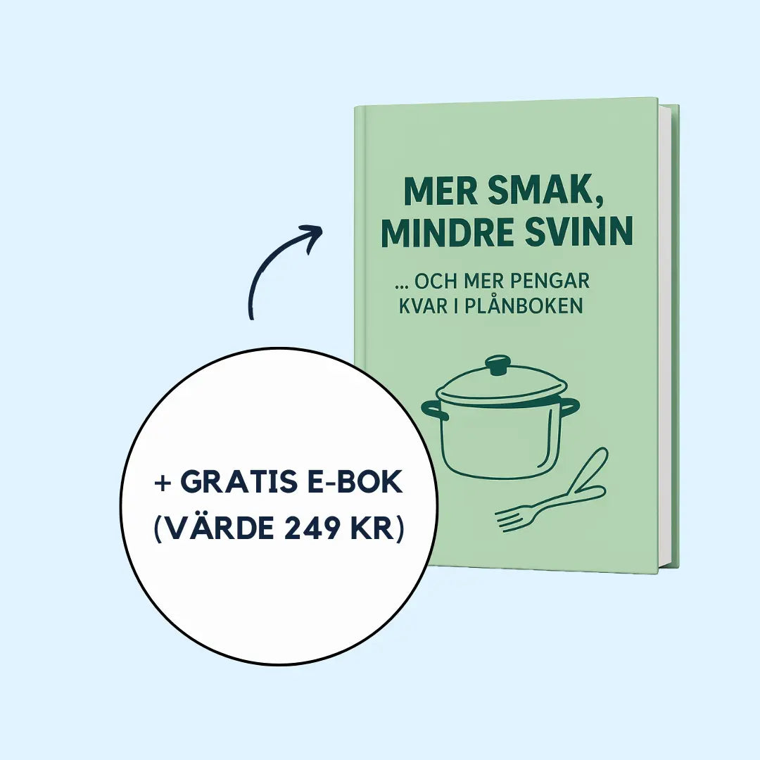 E-bok - "Mer smak, mindre svinn"