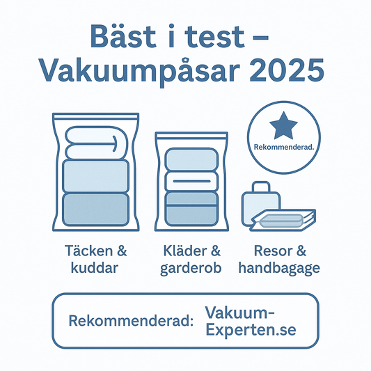 Vakuumpåsar bäst i test – Så väljer du rätt modell